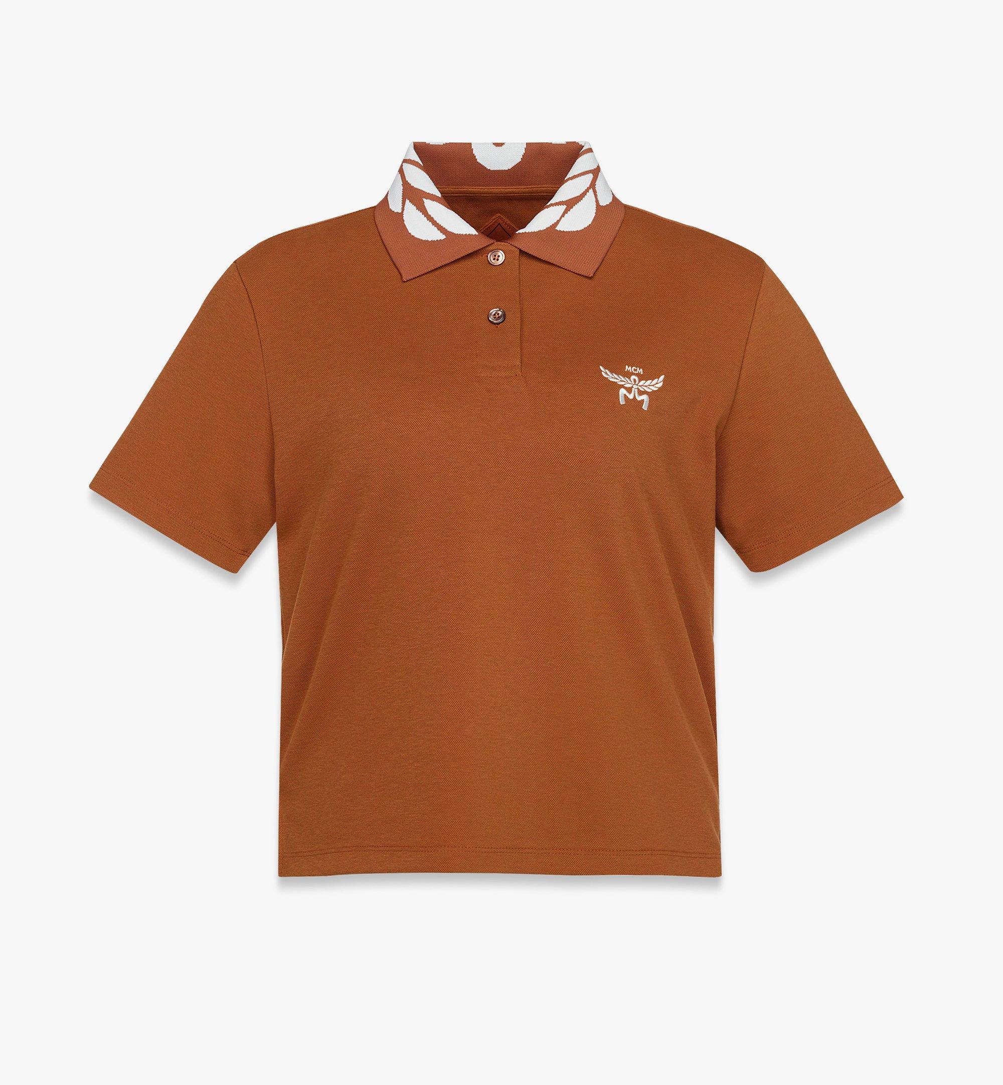 Piqué-Polo mit Lorbeermotiv 1